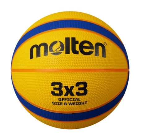 molten三對三專用12片貼深溝橡膠籃球