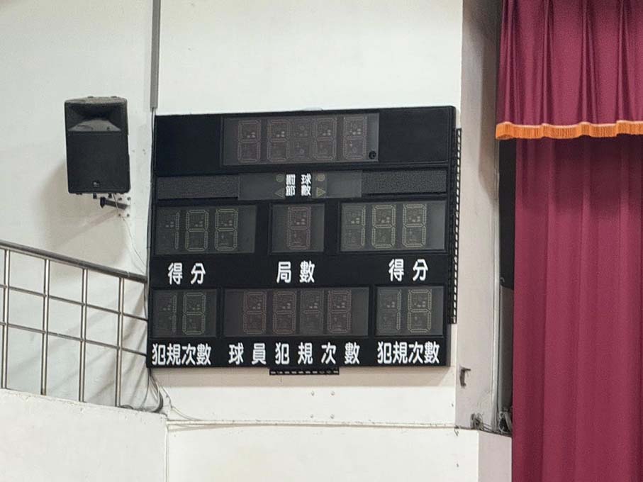 新北市土城國中 比賽型計分板